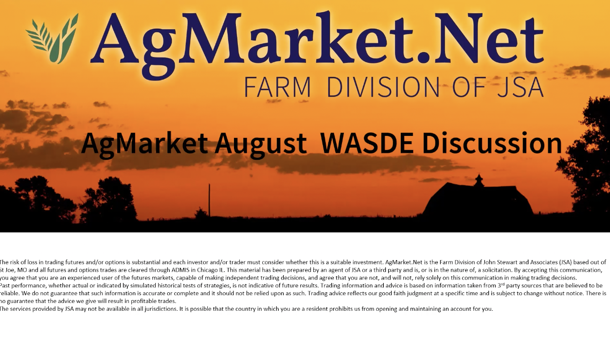 Watch A Deeper Dive of USDA's August WASDE with